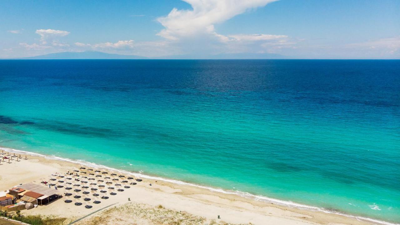 Soleado Beachfront Villa Skala Fourkas Ngoại thất bức ảnh