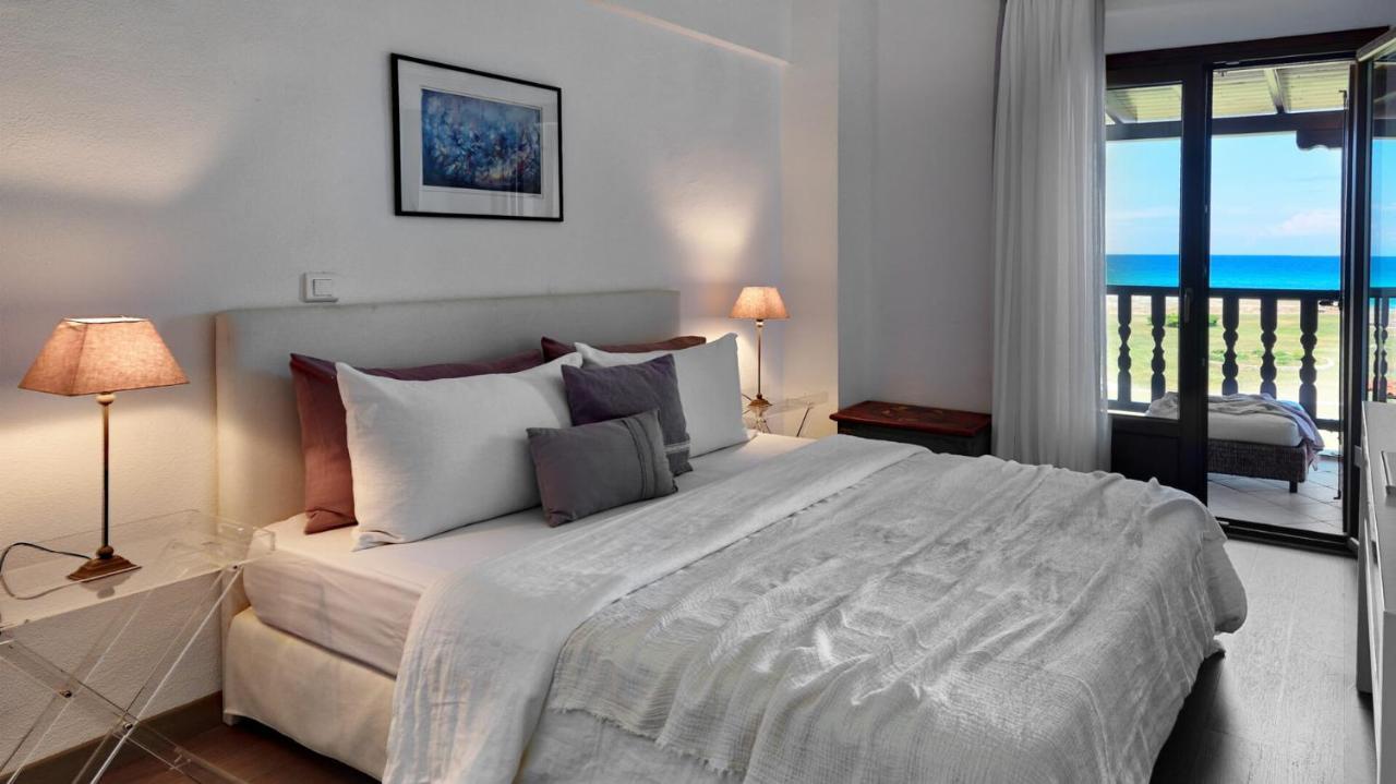 Soleado Beachfront Villa Skala Fourkas Ngoại thất bức ảnh